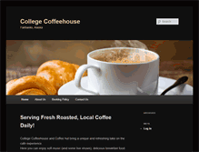 Tablet Screenshot of collegecoffeehousefairbanks.com